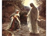 Mary recognises Jesus outside the tomb - by William Hole